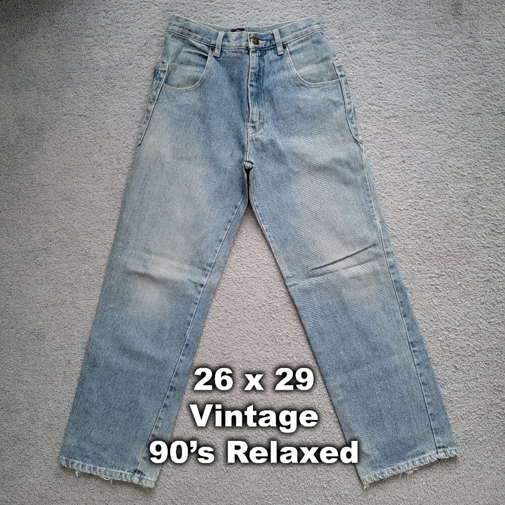 Vintage Y2K Le Mans Authentic Jeanswear Light Wash Skater Jeans - Size 16/26x29